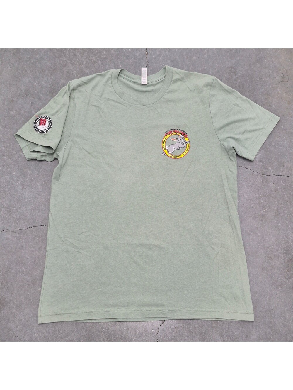 Bella + Canvas LA Chinatown Firecracker 10k T Shirt